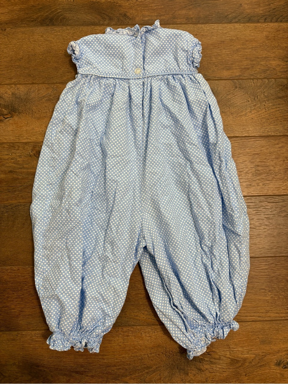Stitchy Fish 12M Beauty & The Beast Smocked Bubble Romper - Picture 6 of 7